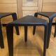 set of 3 Arper Ply stools, designed by Lievore, Altherr, Molina