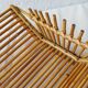 60's rattan fruit basket