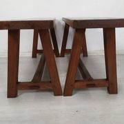 Pair of farm benches