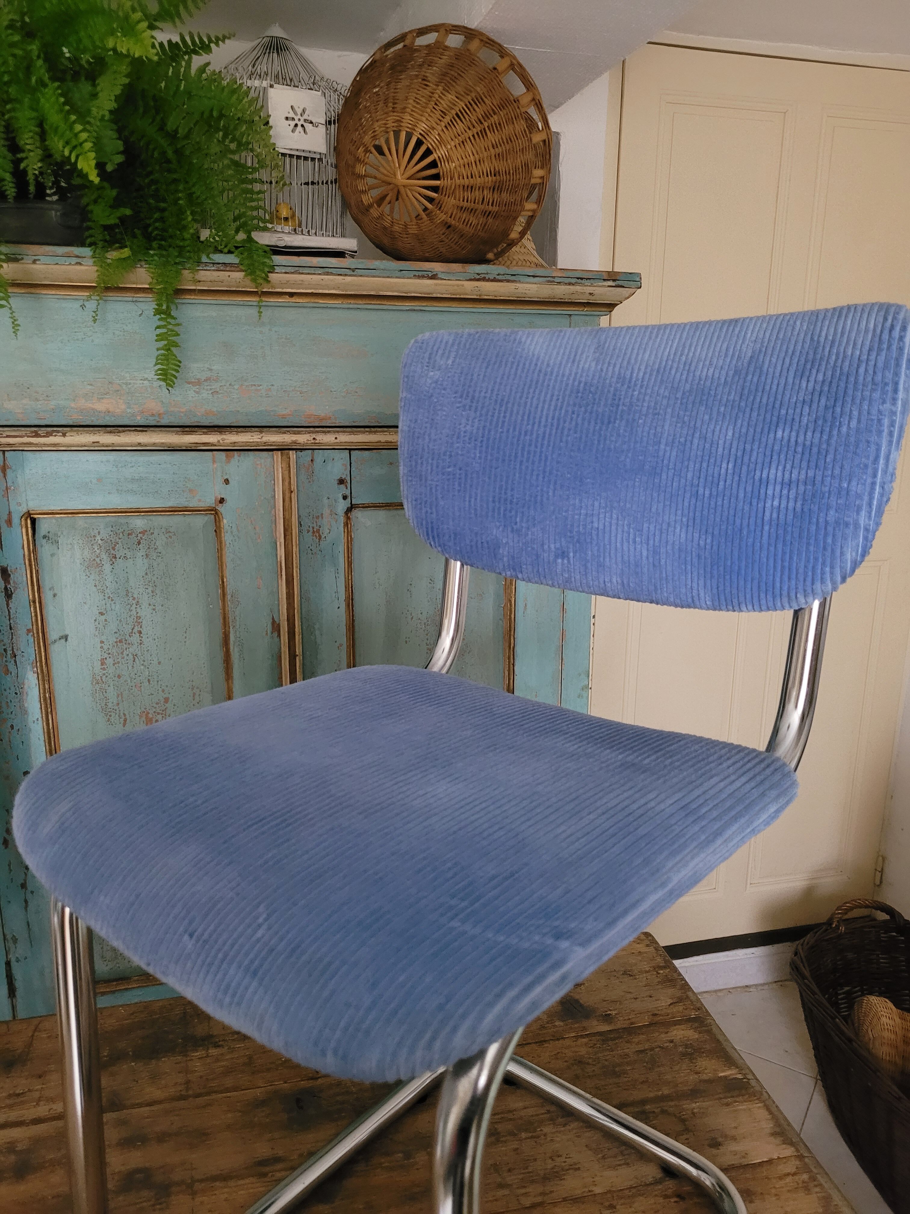 Sky blue chair