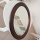 Miroir ovale vintage années 60/70 69*54 cm