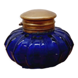 Encrier bleu cobalt