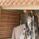 Rattan and wicker cabinet