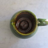 Glazed terracotta jug