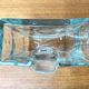 Postmodern glass block vase by Rosenthal, 1980s.
