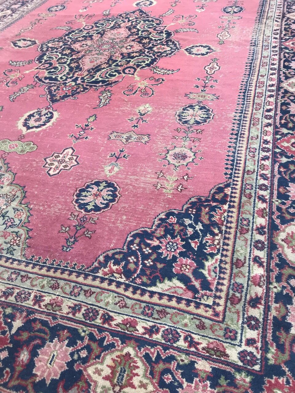 Turkish carpet former Sparta handmade 273 x 390 cm