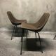 Set of 6 chairs "Tonneau" Pierre Guariche, Steiner Editions