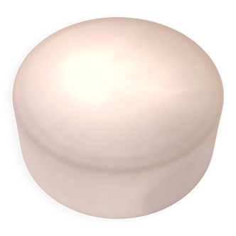 Ceiling light or wall lamp in Bauhaus style, cylindrical opaline globe - mid 20th century.