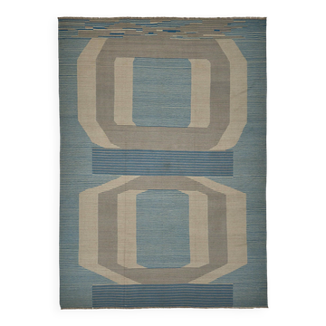 Kilim décoratif tribal contemporain 306 cm x 420 cm