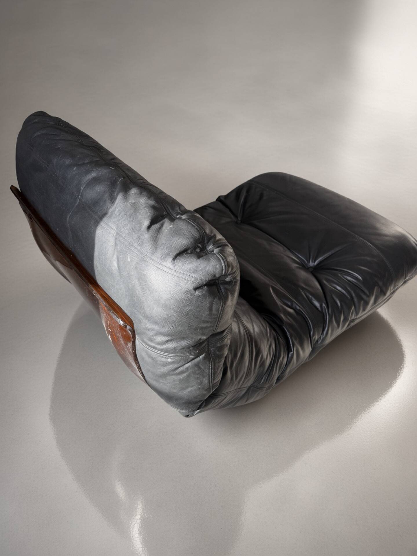 Armchair, Ligne Roset, black leather