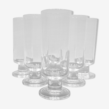 Vintage crystal champagne glasses