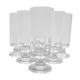 Vintage crystal champagne glasses