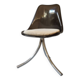 Plexiglas swivel chair