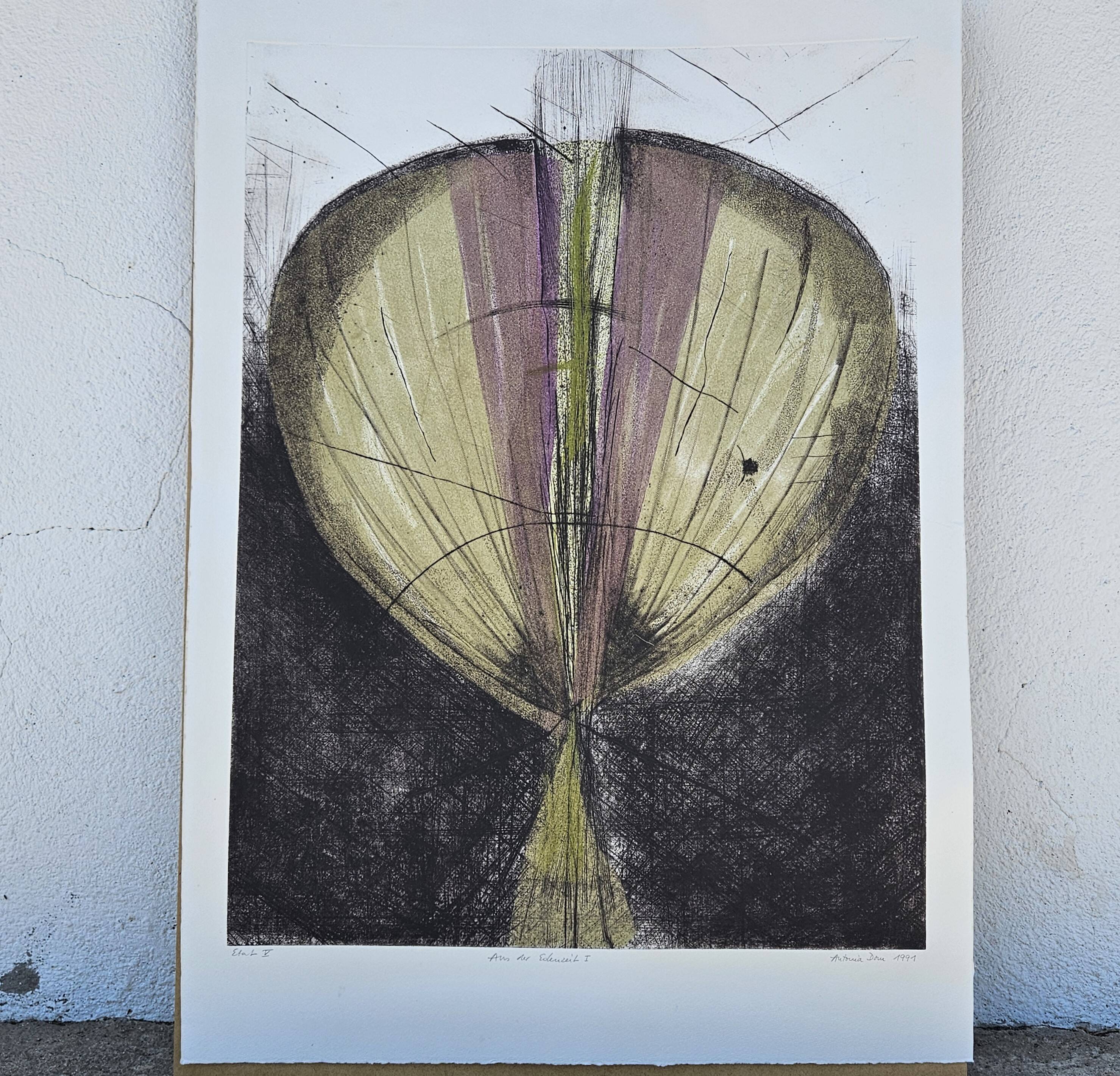 Color Etching  Antonia Dombrowsky 1991-  Color Engraving - handmade Bütten-