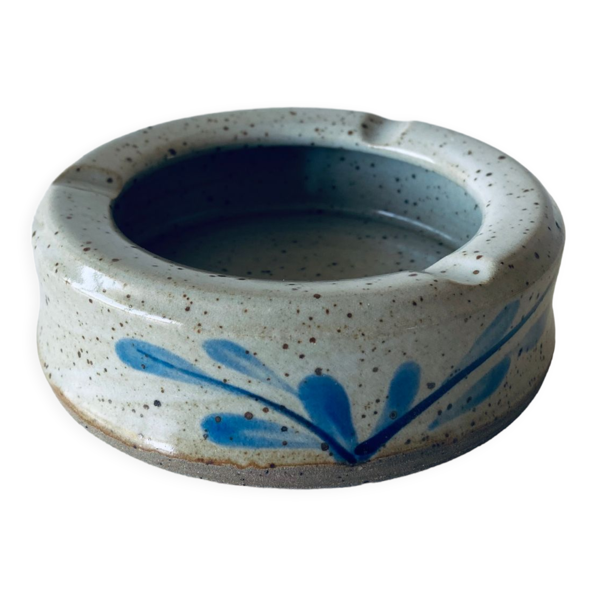 Stoneware ashtray signed Couturier