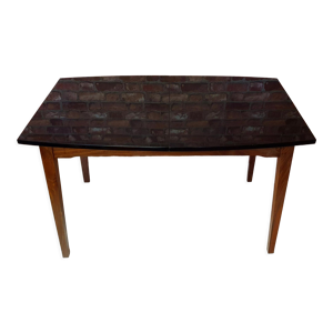 Table extensible rénovée, conçue