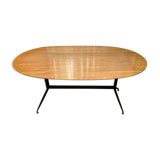 Italian oval dining table from the 60s