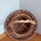 Rattan wicker glass and bottle holder basket