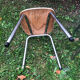 2 chaises formica bleues