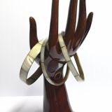 Handmade ceramic soliflore ring sizer jewelry holder