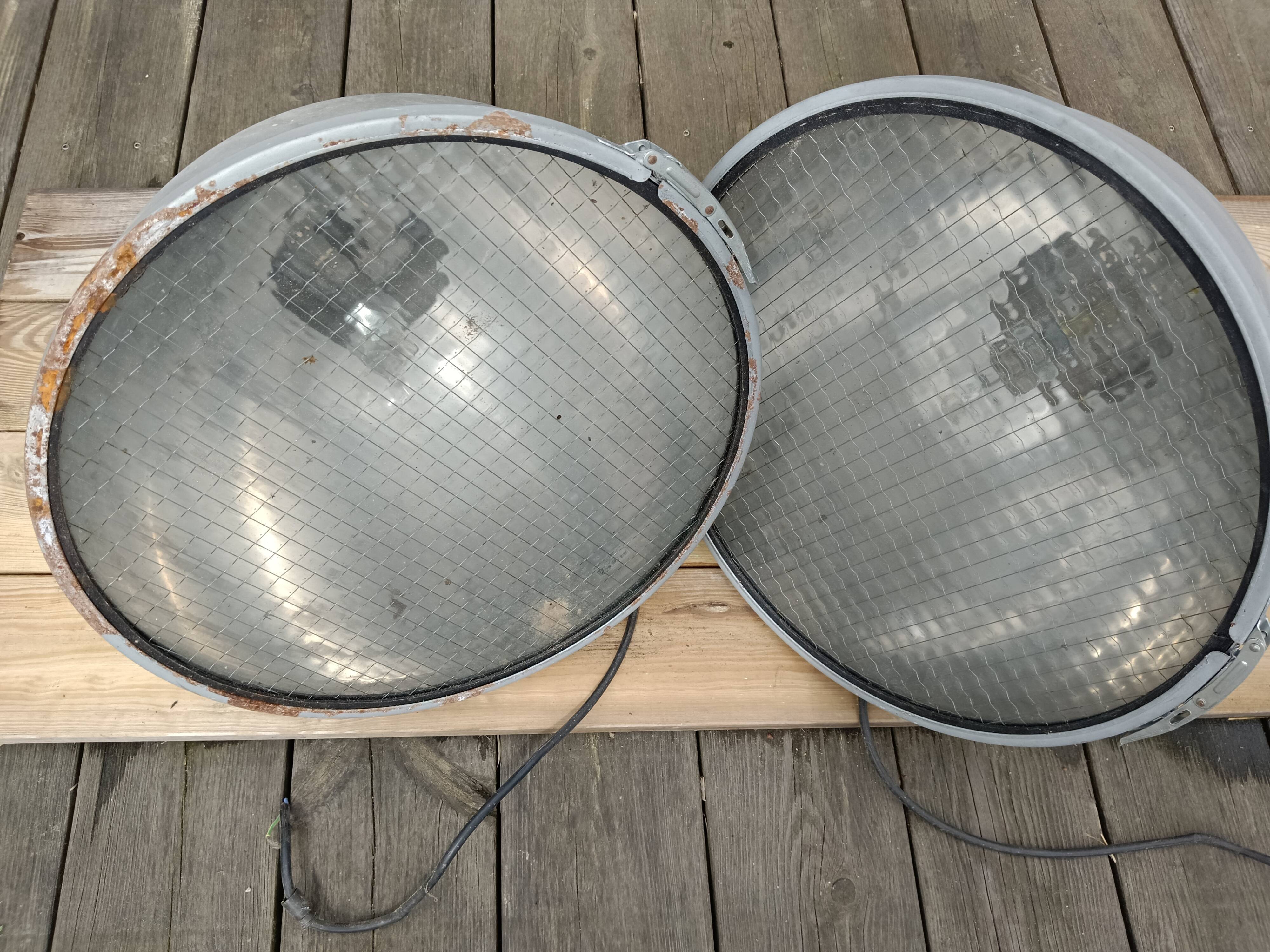 Paire de suspensions industrielles
