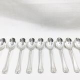 Solid silver moka spoons
