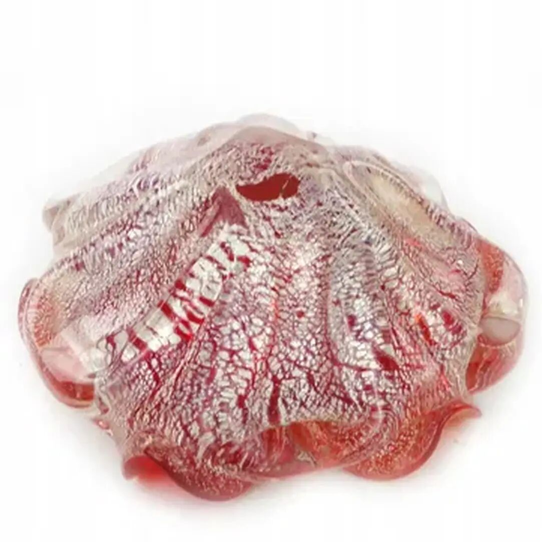 Cendrier, Murano, verre rouge, Barovier & Toso, Italie, années 1950