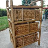Wicker chest of drawers