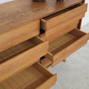 U-453 dub chest of drawers by Jiri Jiroutek for Interier Praha 1960