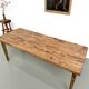 Table de ferme vintage en peuplier