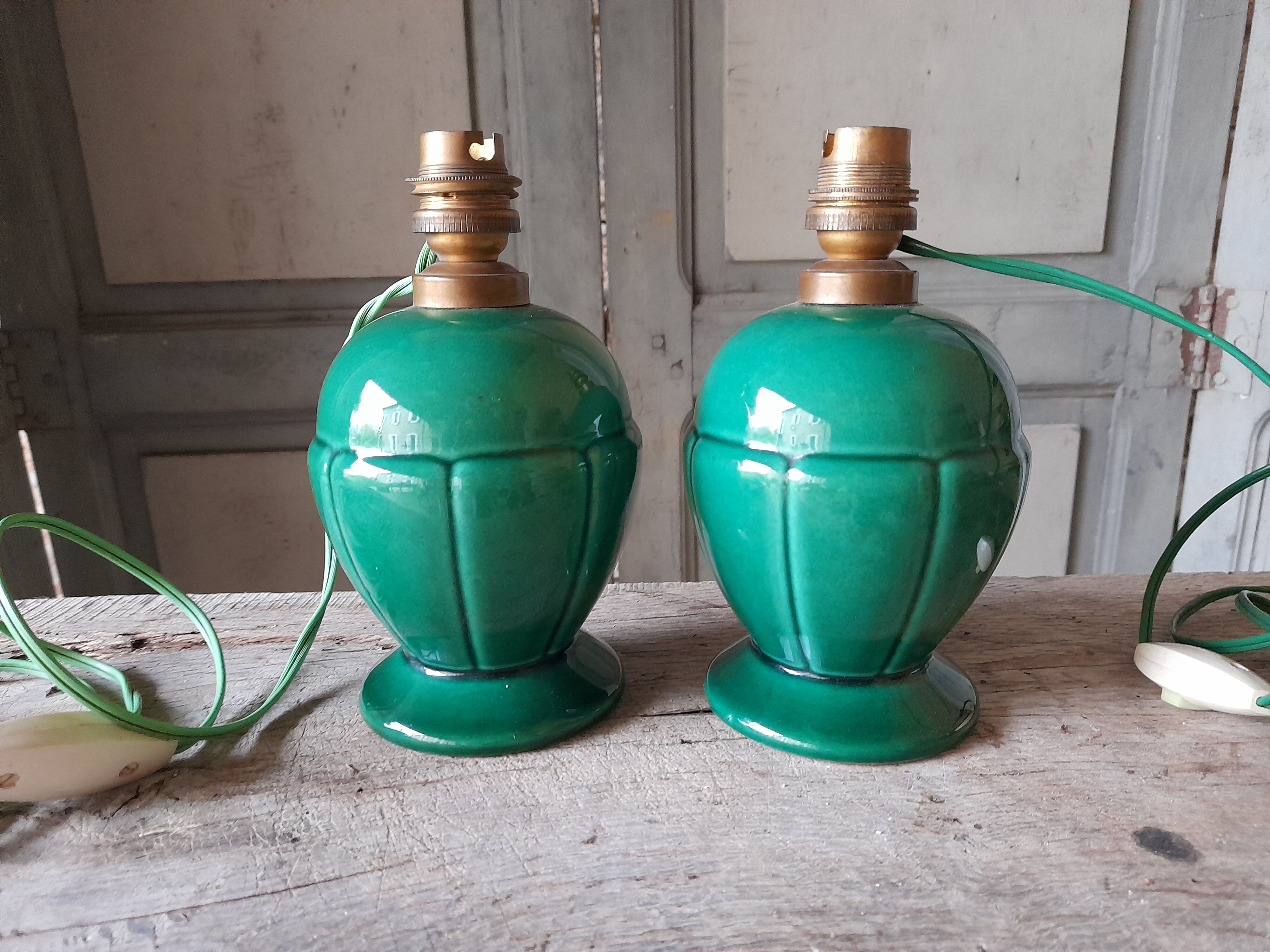 Pair of bedside lamp feet