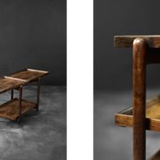 Desserte danoise vintage en palissandre