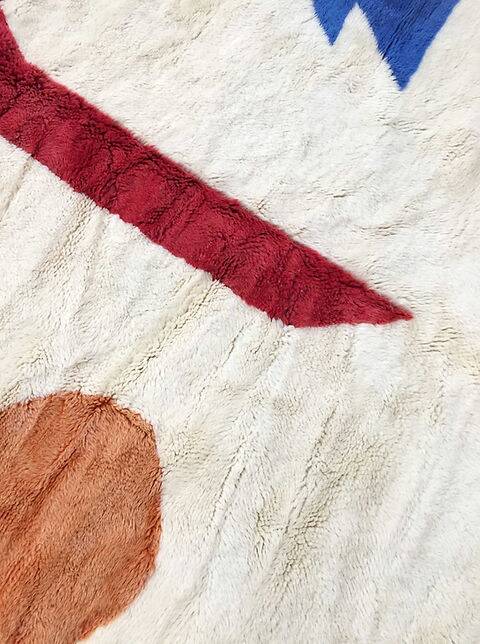 Traditional handmade Beni Ouarin rug size 150 x 250 cm