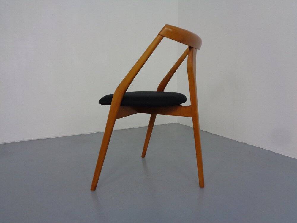 Mid-Century Tripod Beech Chair, 1960s