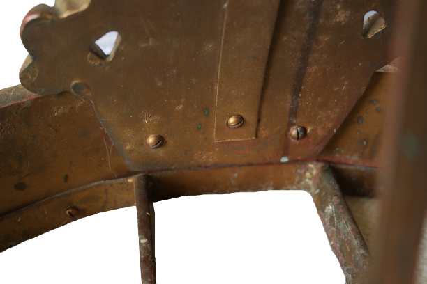 Antique style wall console Italy gilded wood