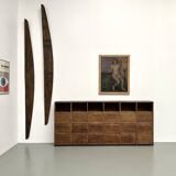 Meuble de métier ancien à 24 casiers