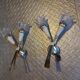 Pair of Lunel brass wall lamps