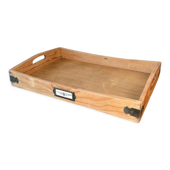 Plateau de service en bois brut