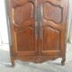 Encadrement et portes de placard louis xv en noyer du xix ème siecle n° 1