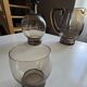 Magnificent Service of Tinted Glasses from the 50s-60s / 18 Glasses and 2 Jugs