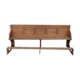 Ancient church bench