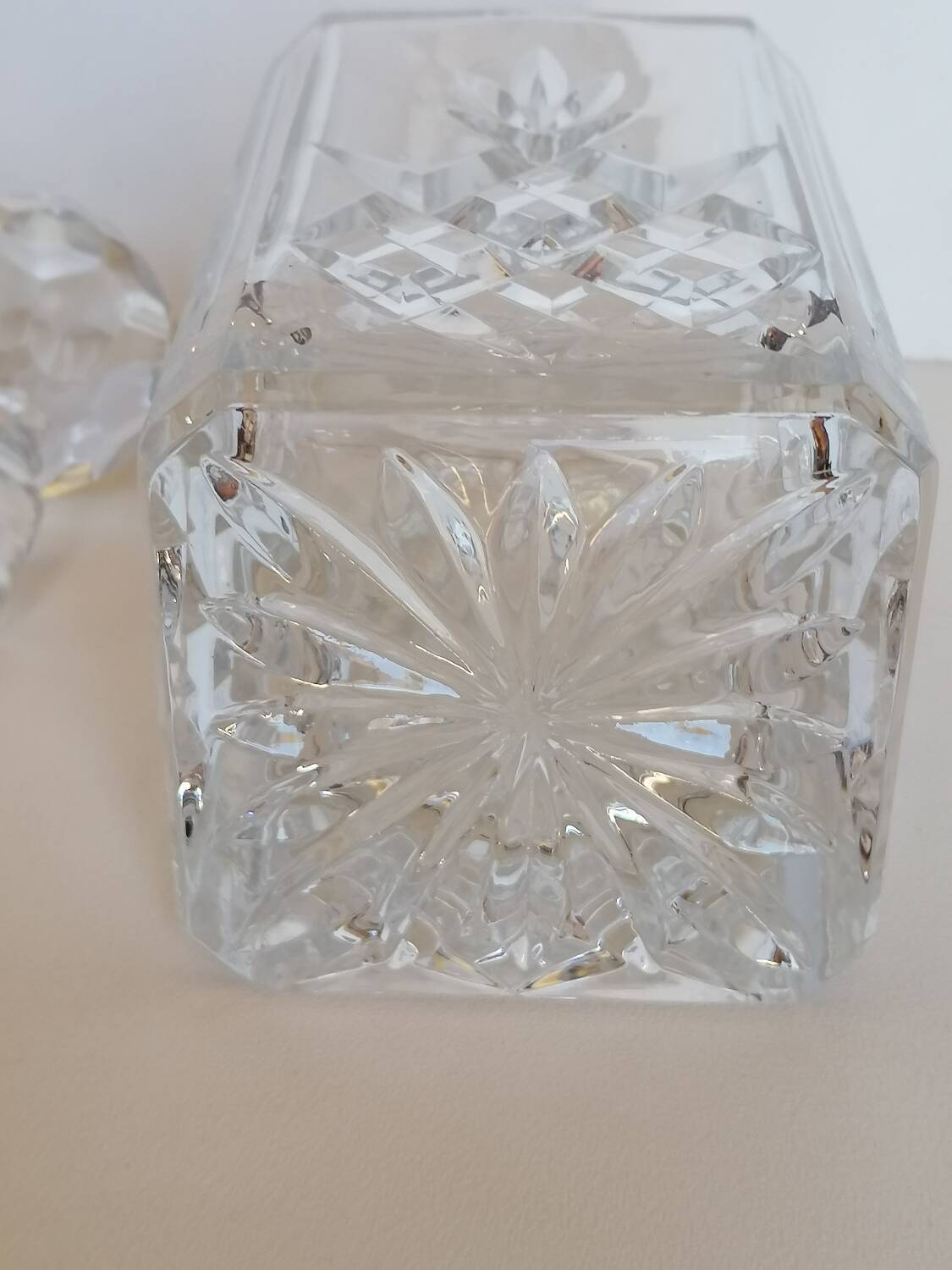 Carafe whisky cristal taillé