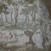 Tapisserie murale « Scène de chasse », style Louis XV, XXe siècle