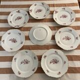 Set of 8 Haviland dessert plates