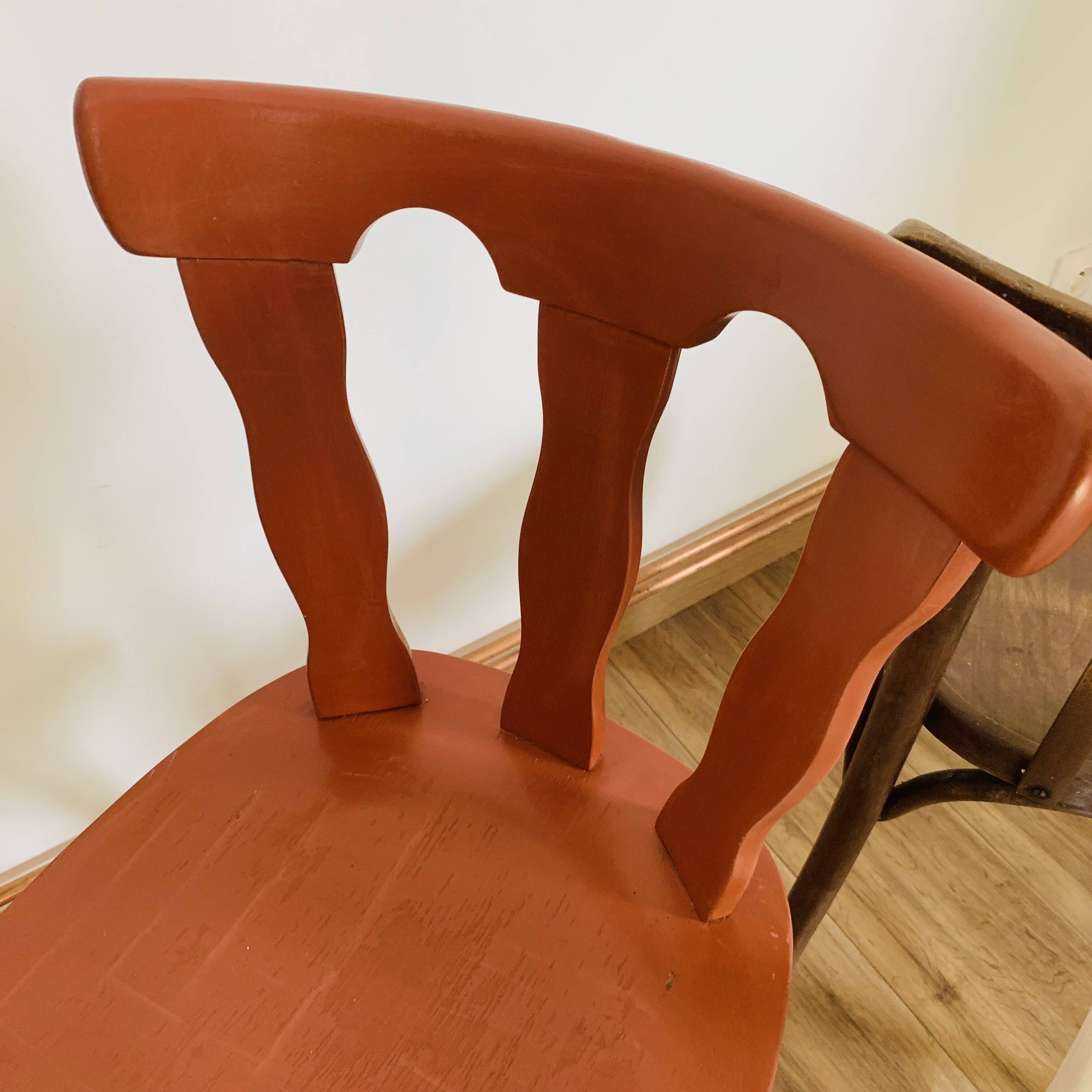 Set of 4 mismatched chairs