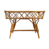 Vintage rattan planter