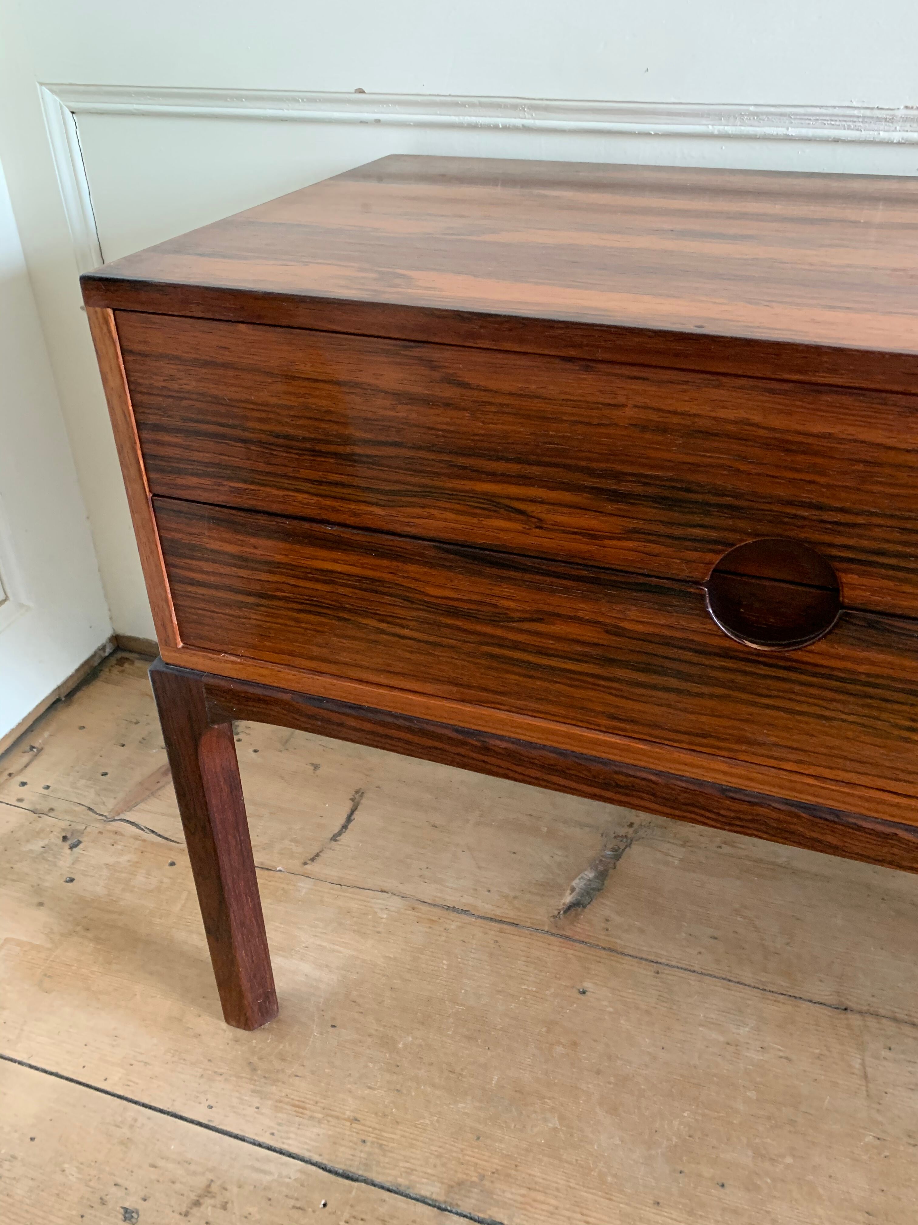 Danish sideboard in rosewood by Kai Kristiansen edit  by Axel Kjersgaard