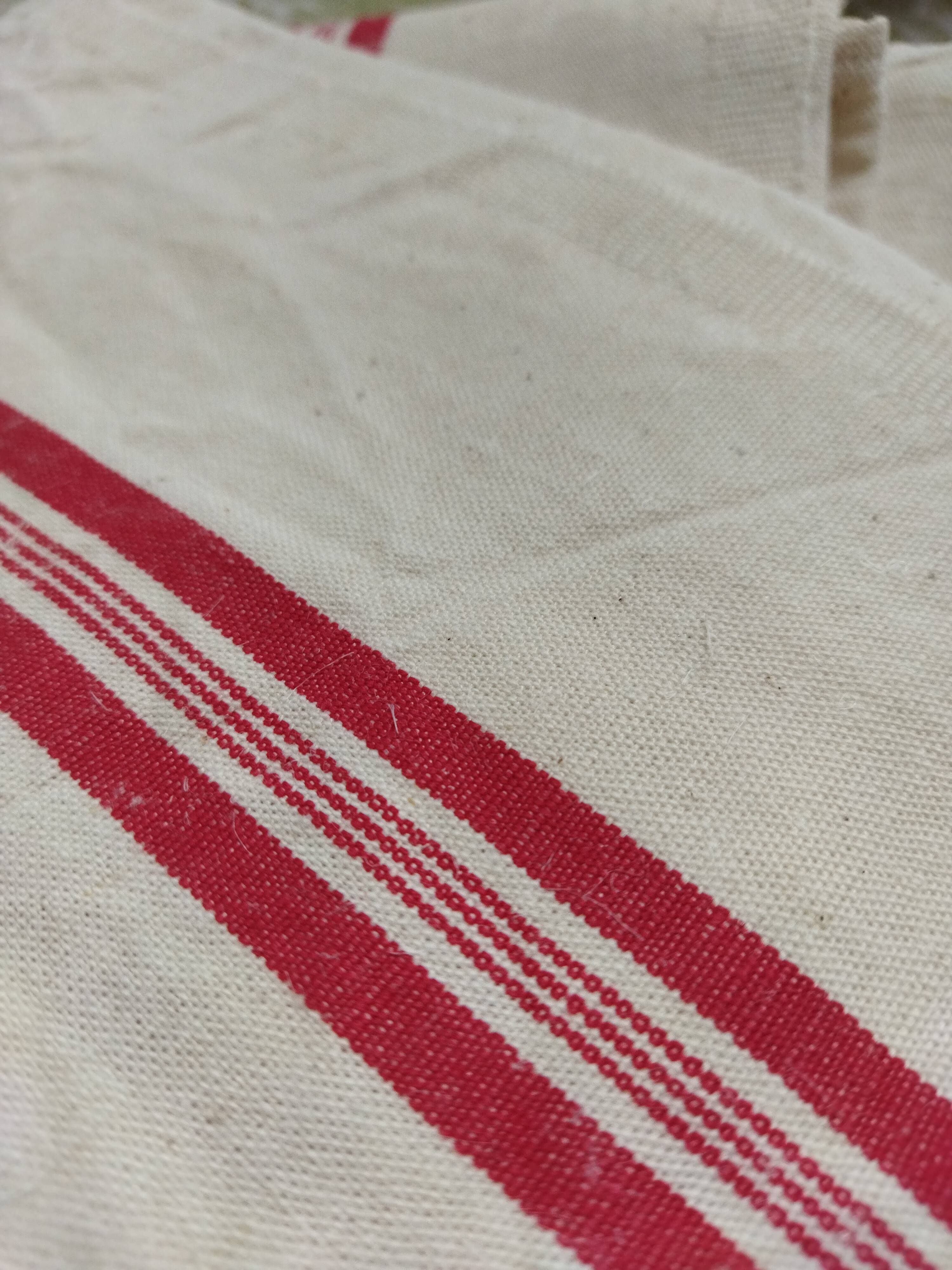 6 large new old tea towels