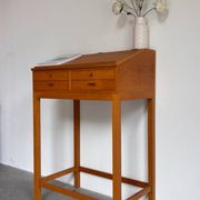Vintage lectern desk oak