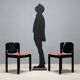 Chaises Cassina 122 vintage design Vico Magistretti Italie 1960s-1970s